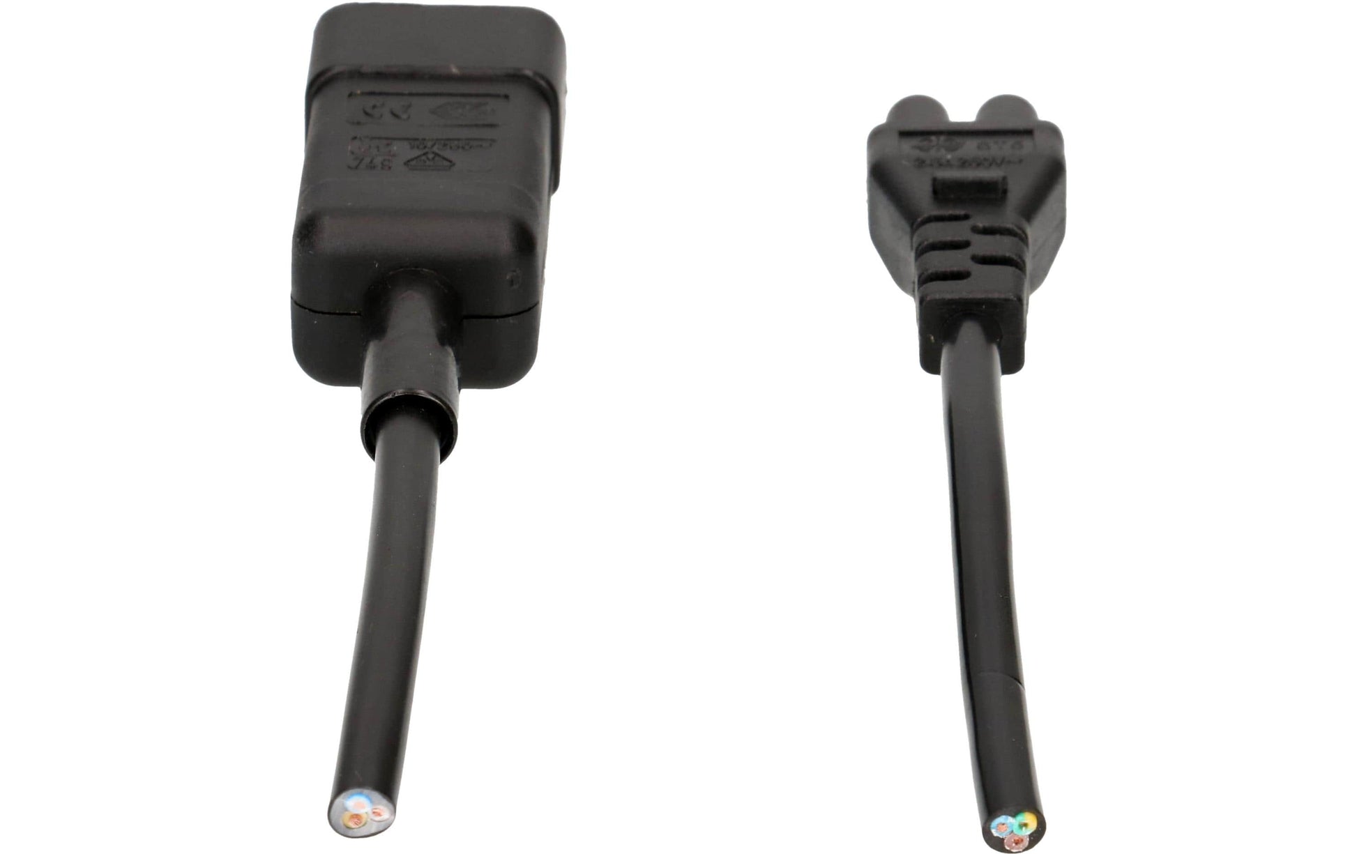 Max Hauri AG Max Hauri Netzkabel – IEC C14 bis IEC C5, 1,5 m, 230 V/2,5 A, 3×0,75 mm², schwarz