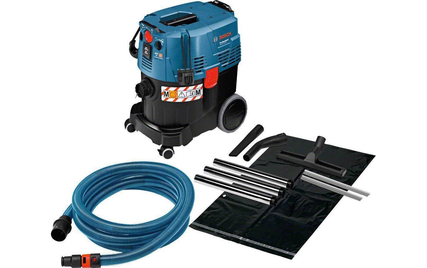 Bosch Professionelle Absauganlage GAS 35 M AFC – 1380 W, 35 l, Netzbetrieb, Schlauch 5 m