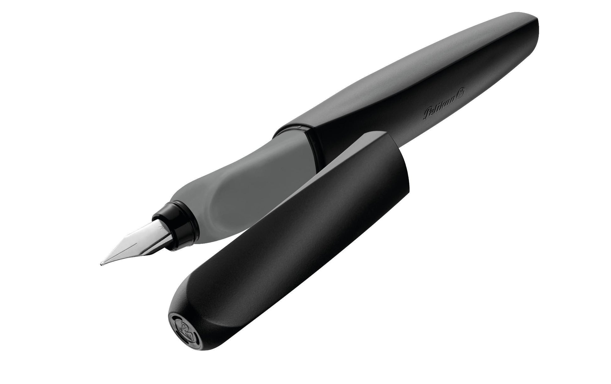 Pelikan Twist – Federspitze M – für Rechts- & Linkshänder – Schwarz, Blau – Patronen