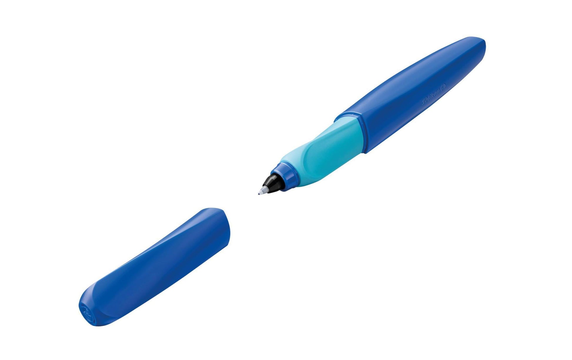Pelikan Twist – Tintenroller mit Kappe, 0,4 mm, Blau