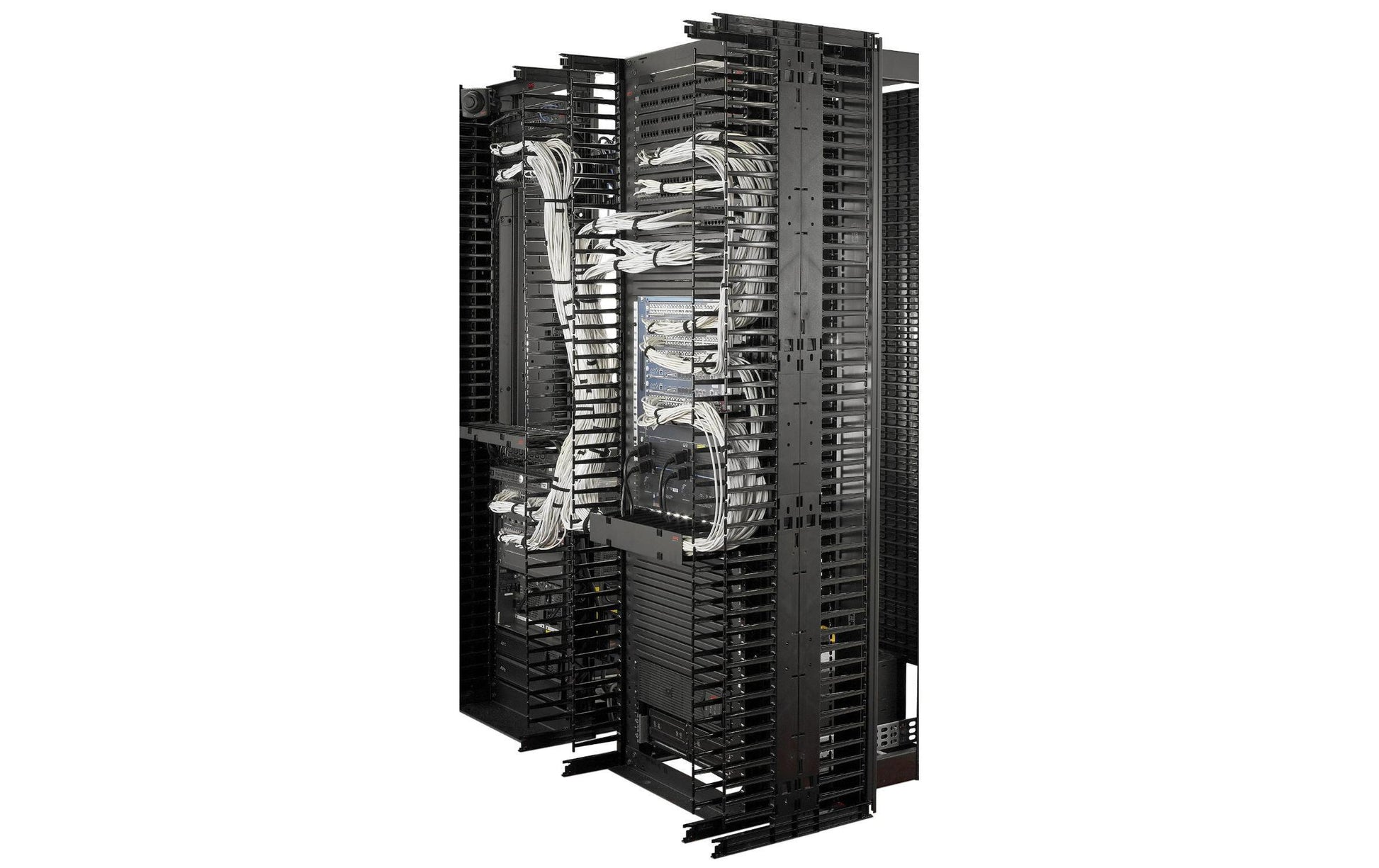 APC Kabelmanagementtafel – 2,13 m H × 15,2 cm B, Schwarz