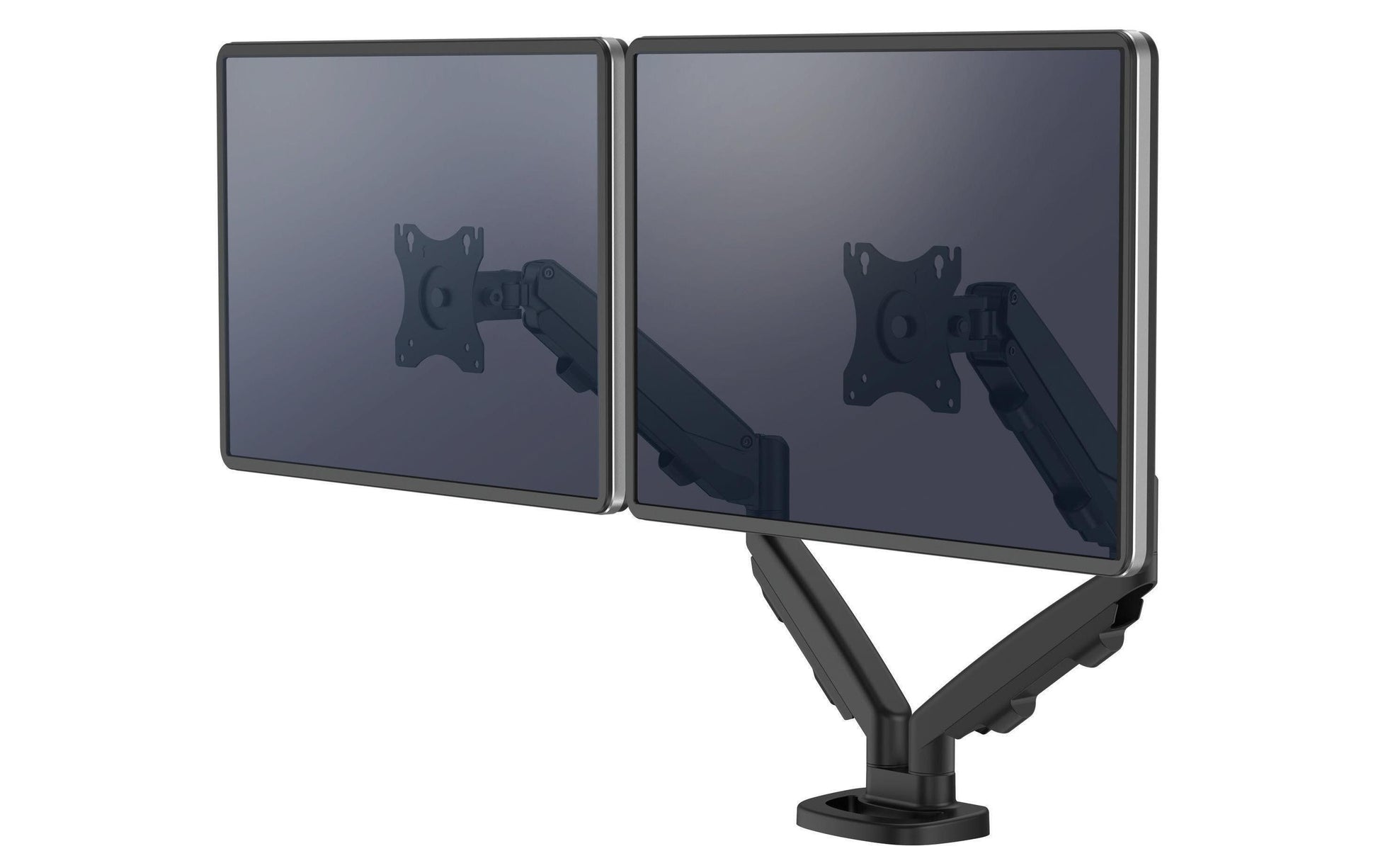 Fellowes Eppa – Monitorarm, Dual, bis 39", VESA 75 × 75/100 × 100 mm, 8 kg, höhenverstellbar, Gasfeder