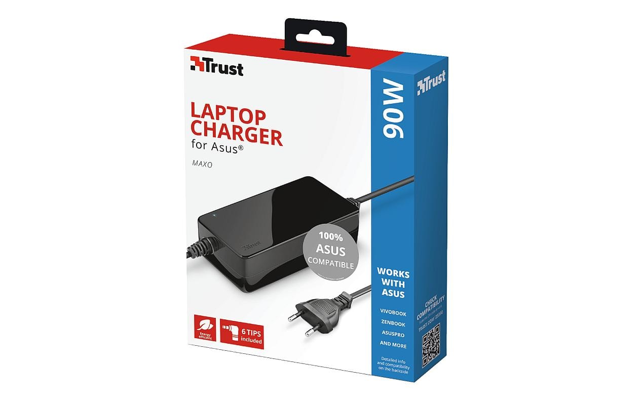 Trust 23390 Netzteil 90 W – für Asus, schwarz