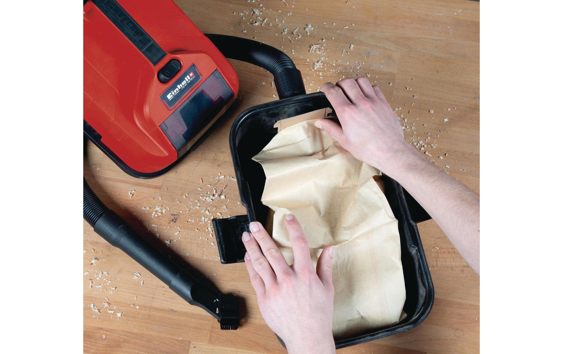 Einhell Staubbeutel 10 l – 5 Stück, für Einhell TE-VC 18/10 L