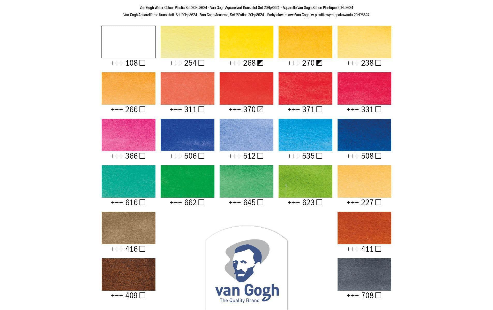 Van Gogh Deckfarbkasten – 24 Farben