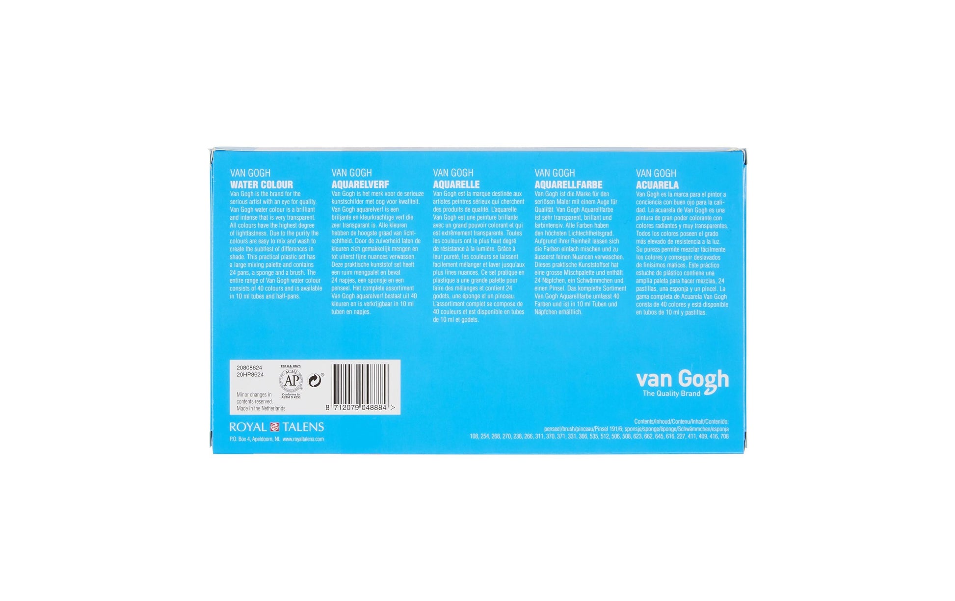 Van Gogh Deckfarbkasten – 24 Farben