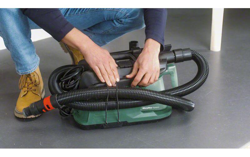 Bosch Handstaubsauger EasyVac 3 – 700 W, 2,1 l, Netzbetrieb, Schlauch 2,2 m
