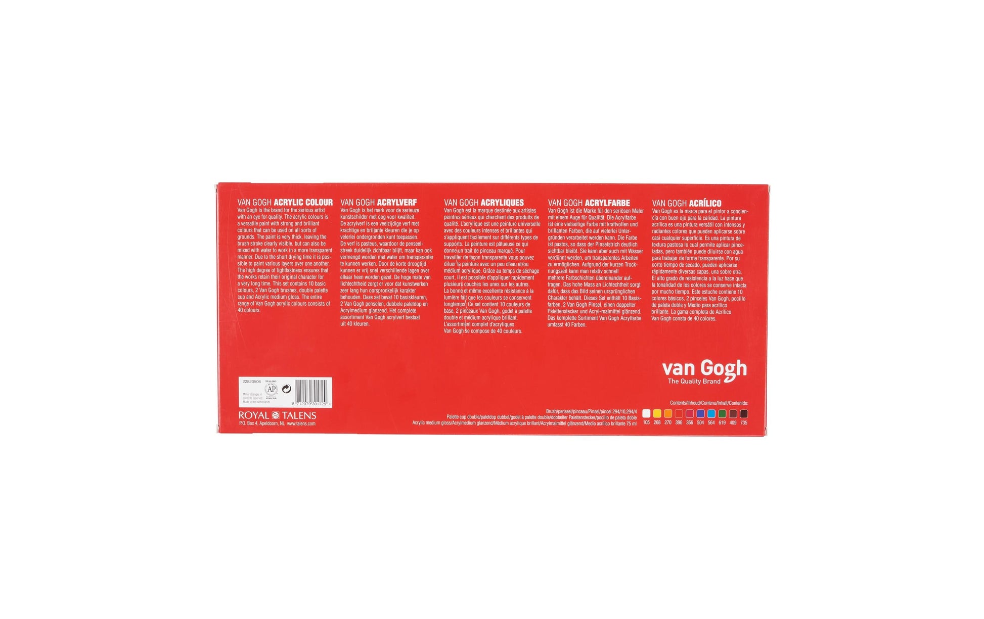 Van Gogh Acrylfarbe – Grün & Blau, 40 ml