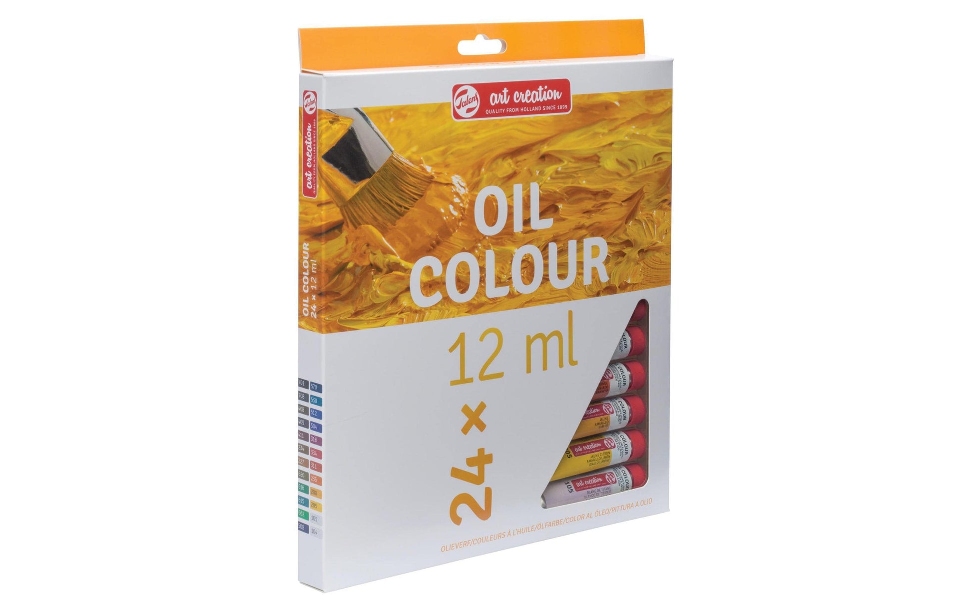 Talens Ölfarbe – Mehrfarbig – 24 Farben – 24×12 ml (288 ml)