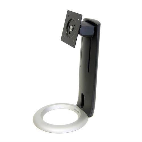 Ergotron Neoflex – Monitorhalterung, Standfuss, 7,2 kg, neigen, drehen, schwarz/silber