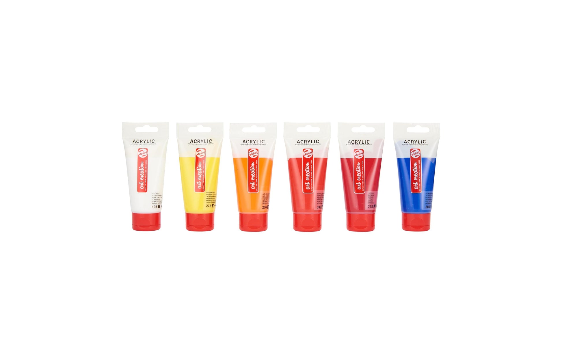 Talens Acrylfarbe – Set – 12 Farben, 12 × 75 ml