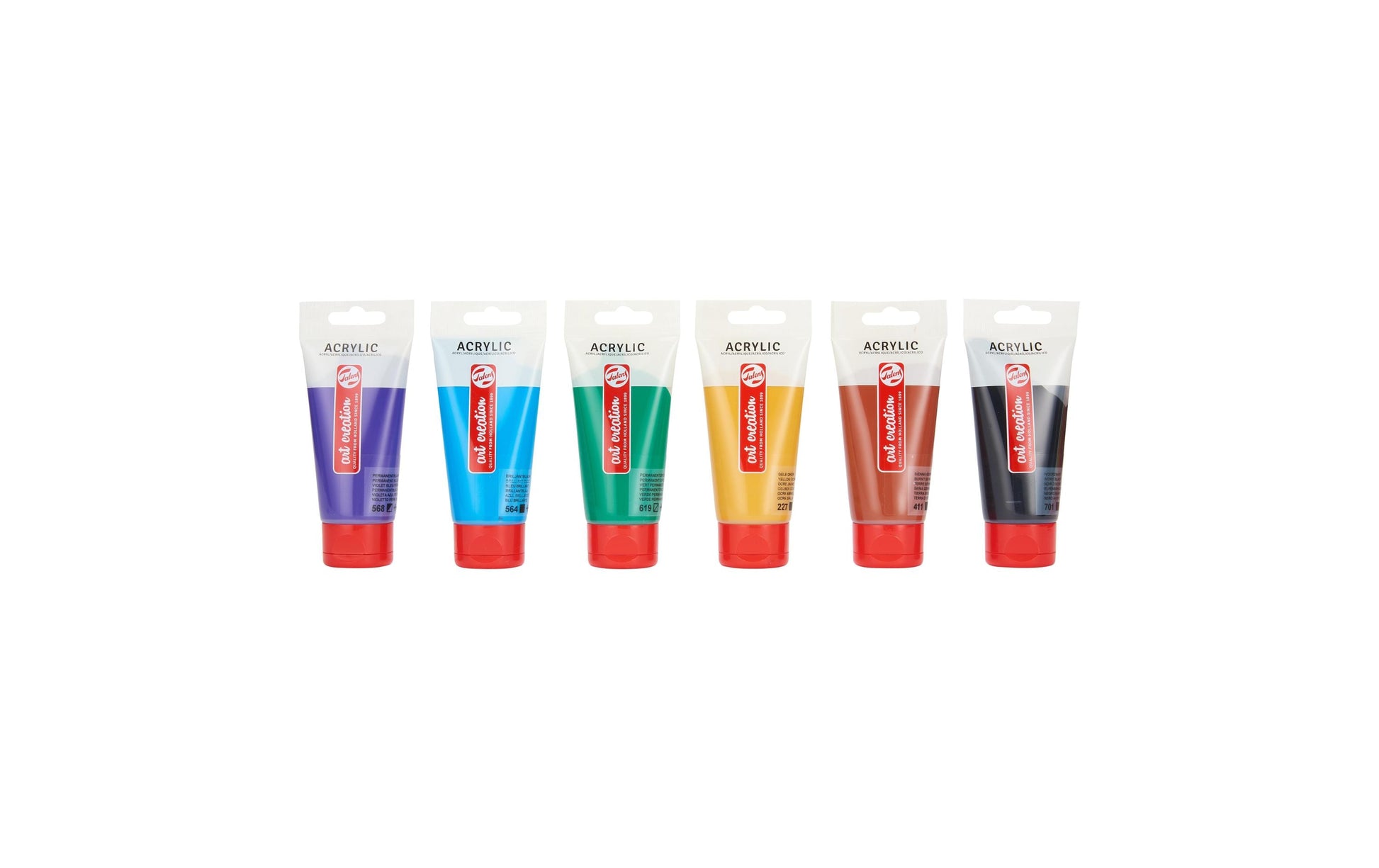 Talens Acrylfarbe – Set – 12 Farben, 12 × 75 ml