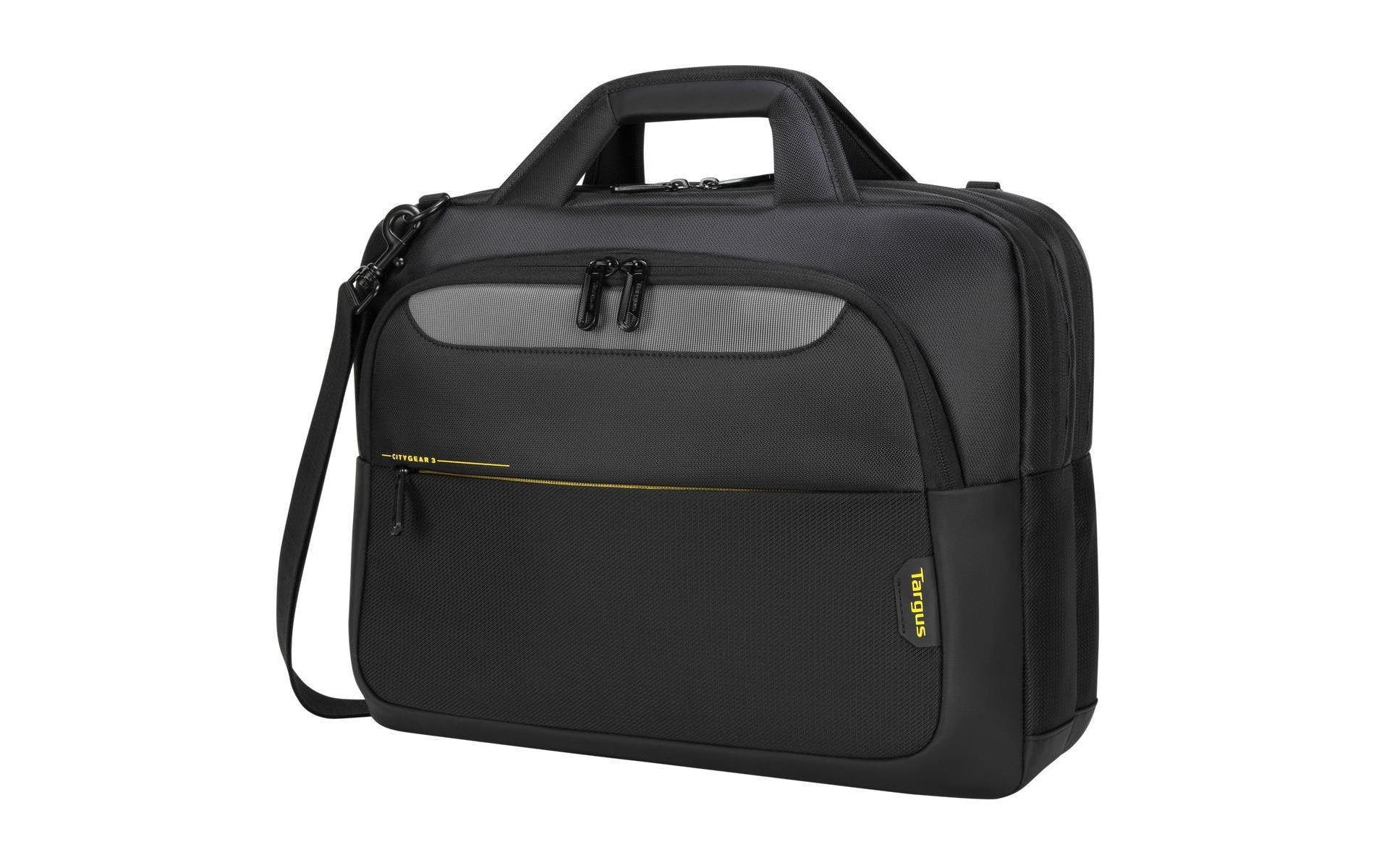 Targus City Gear Notebook-Tasche 15,6" – mit Tablet-Fach, Trolley-Band – Schwarz