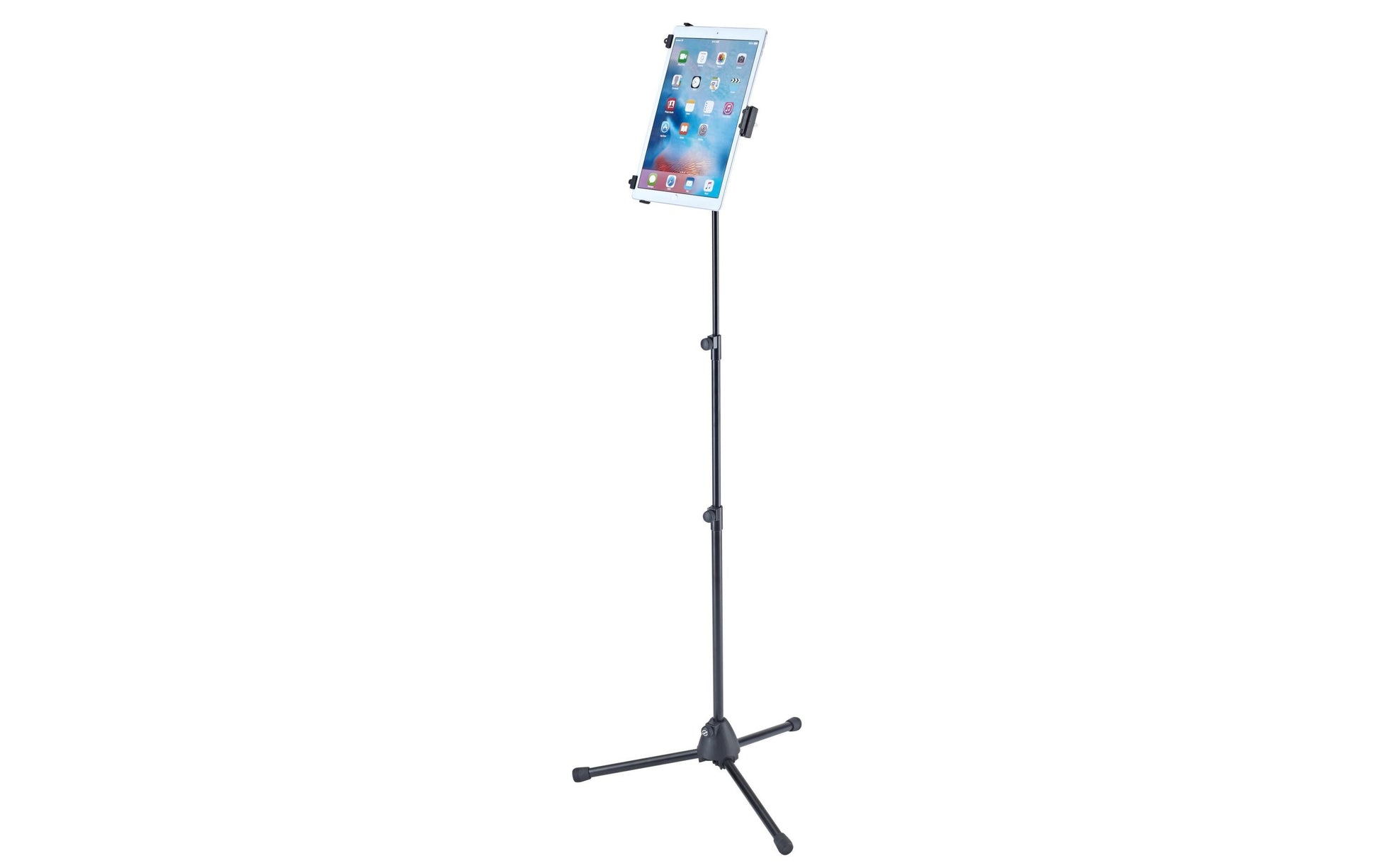 König & Meyer Tablet-Ständer für Transformer Pad – 12,9", neigbar, Stativhöhe 700–1550 mm – Schwarz