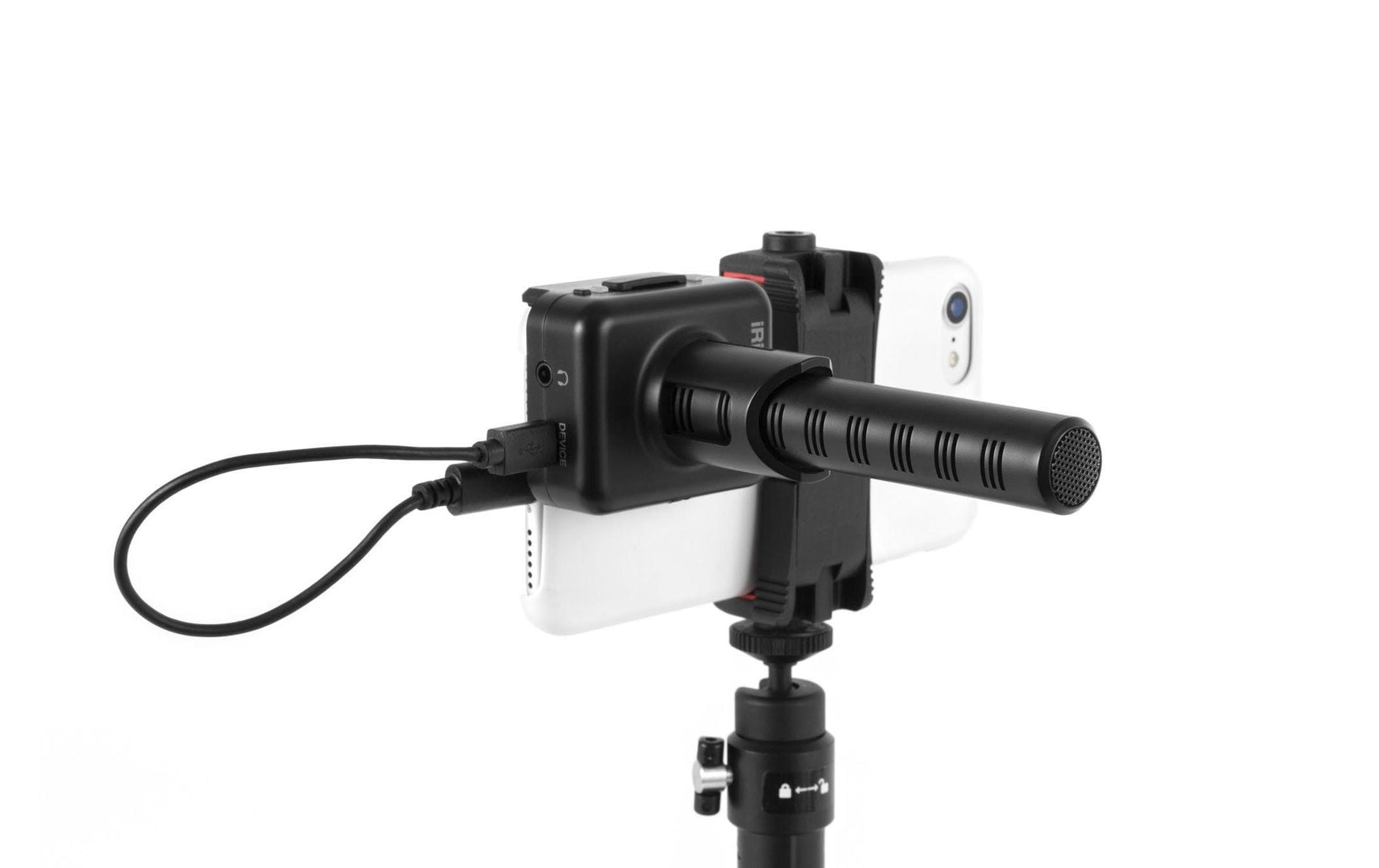 IK Multimedia iRig Mic Video – Lavalier-/Ansteckmikrofon, USB, Superniere, Kondensator, Video, Schwarz