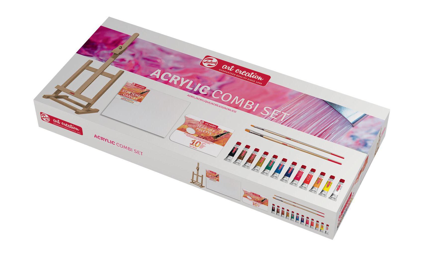 Talens Acrylfarbe – Set – 12 Farben, 12 × 12 ml