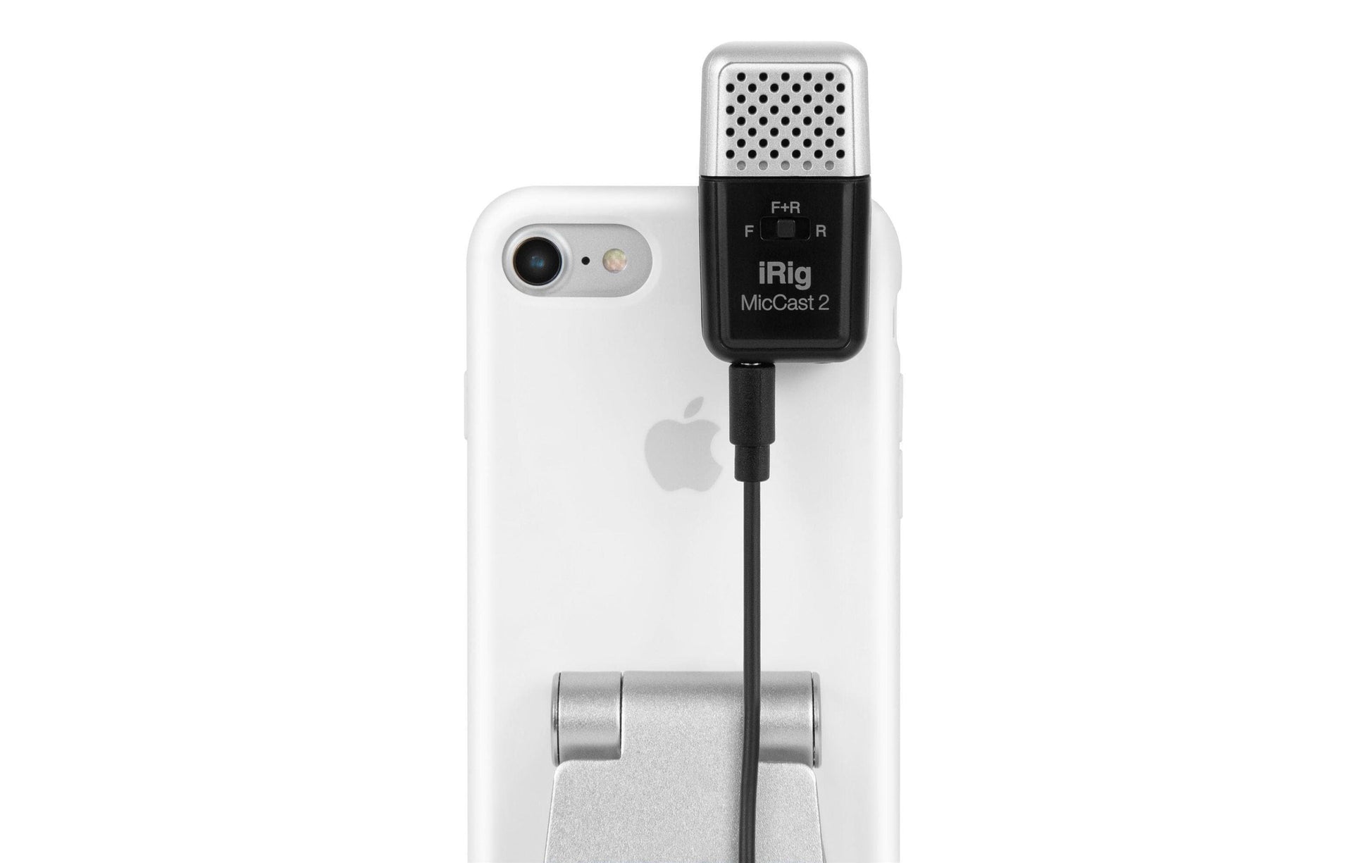 IK Multimedia iRig Mic Cast 2 Lavaliermikrofon – Niere, 50–18'000 Hz, für iOS/Android, Schwarz