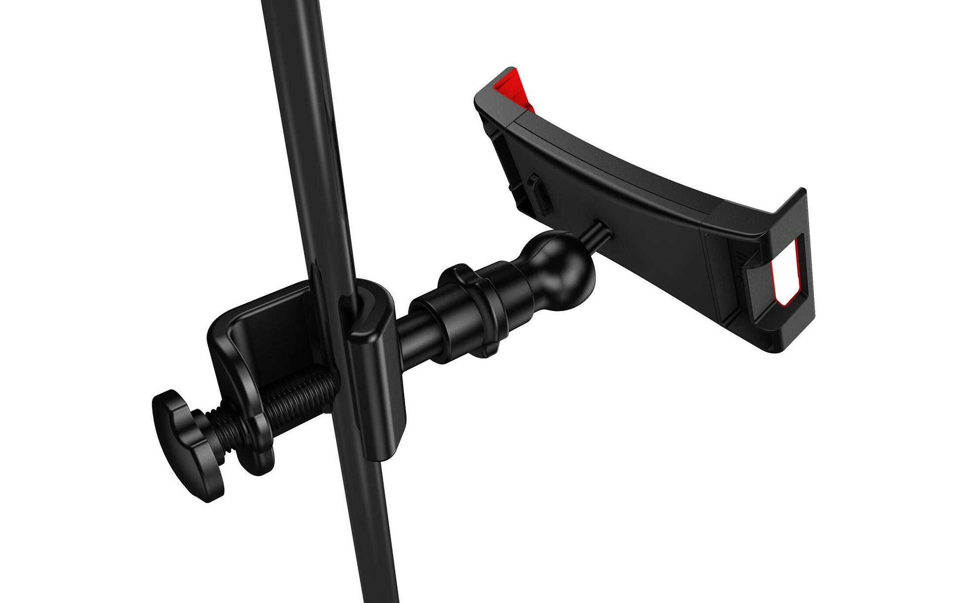 IK Multimedia Tablet-Arm (Tischklemme) für iPad (mini, Air, Pro) – bis 12,9", neigbar – Schwarz