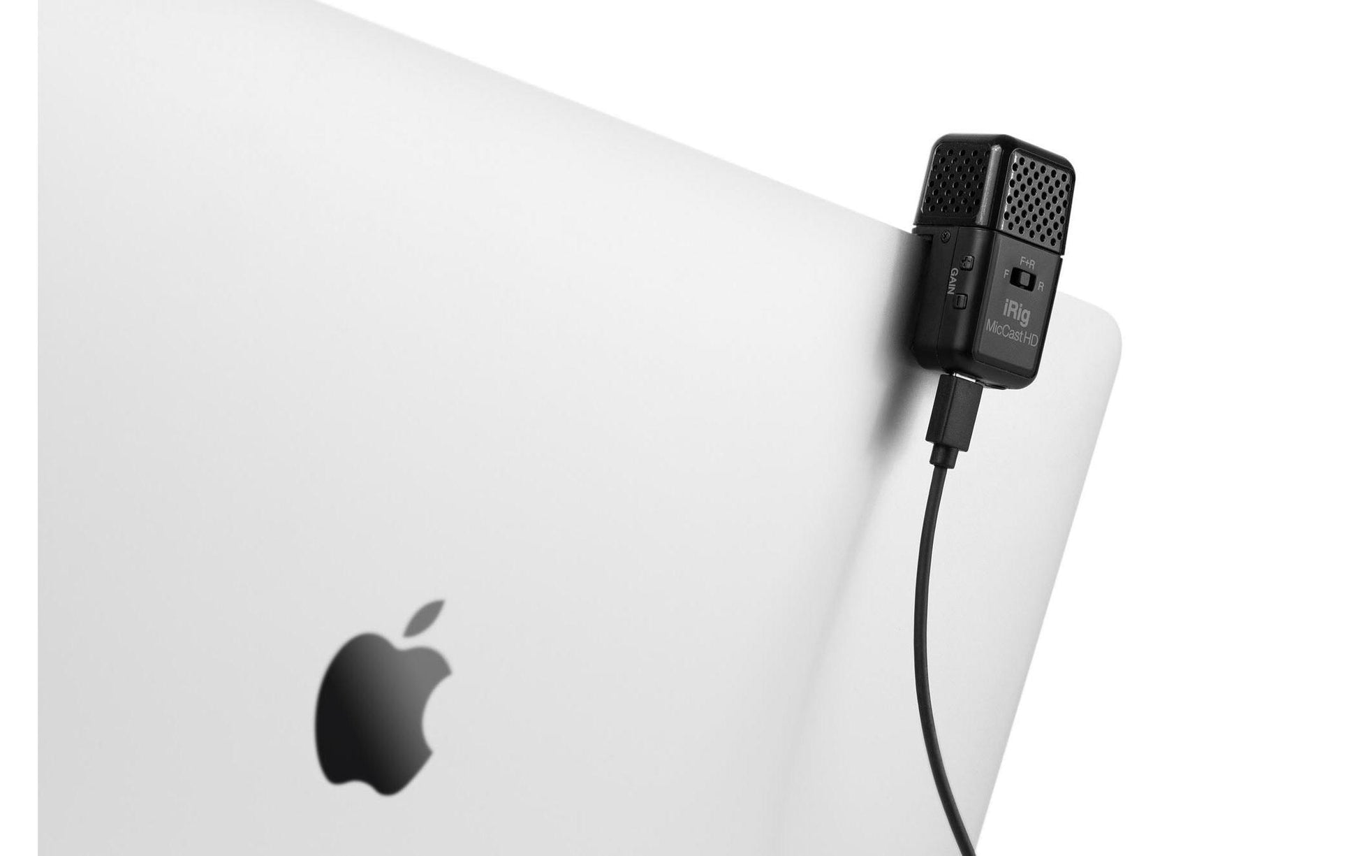 IK Multimedia iRig Mic Cast HD Lavaliermikrofon – USB, Niere, 40–20'000 Hz, für iOS/Android/Mac/PC, Schwarz