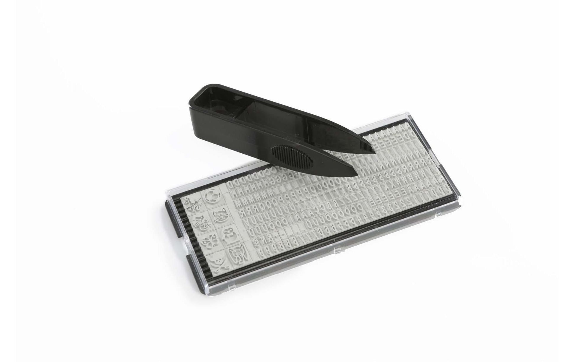 Wedo Motivstempel – Motiv: Schriftzug (3 Zeilen), Kunststoff