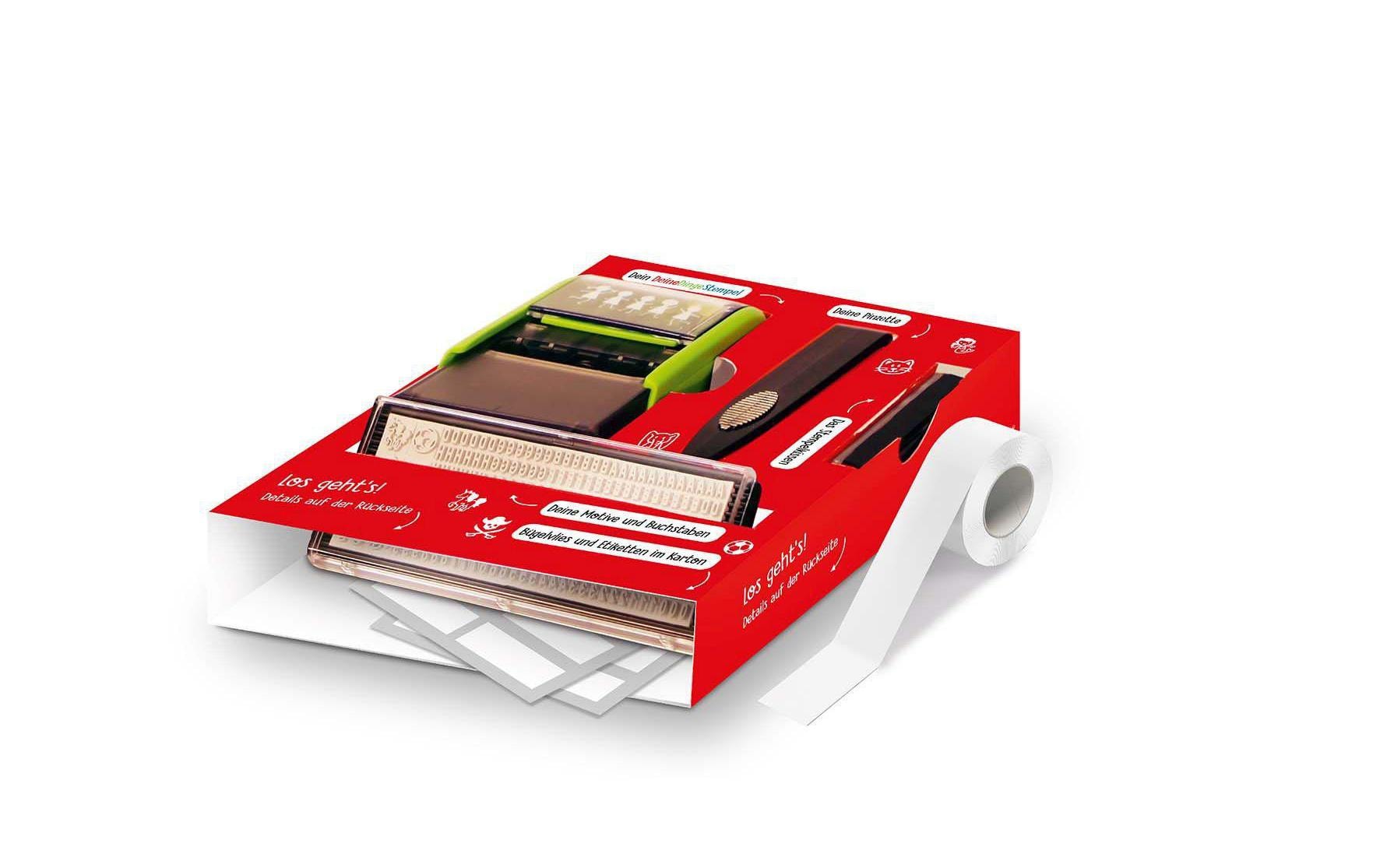 Wedo Motivstempel – Motiv: Schriftzug (3 Zeilen), Kunststoff