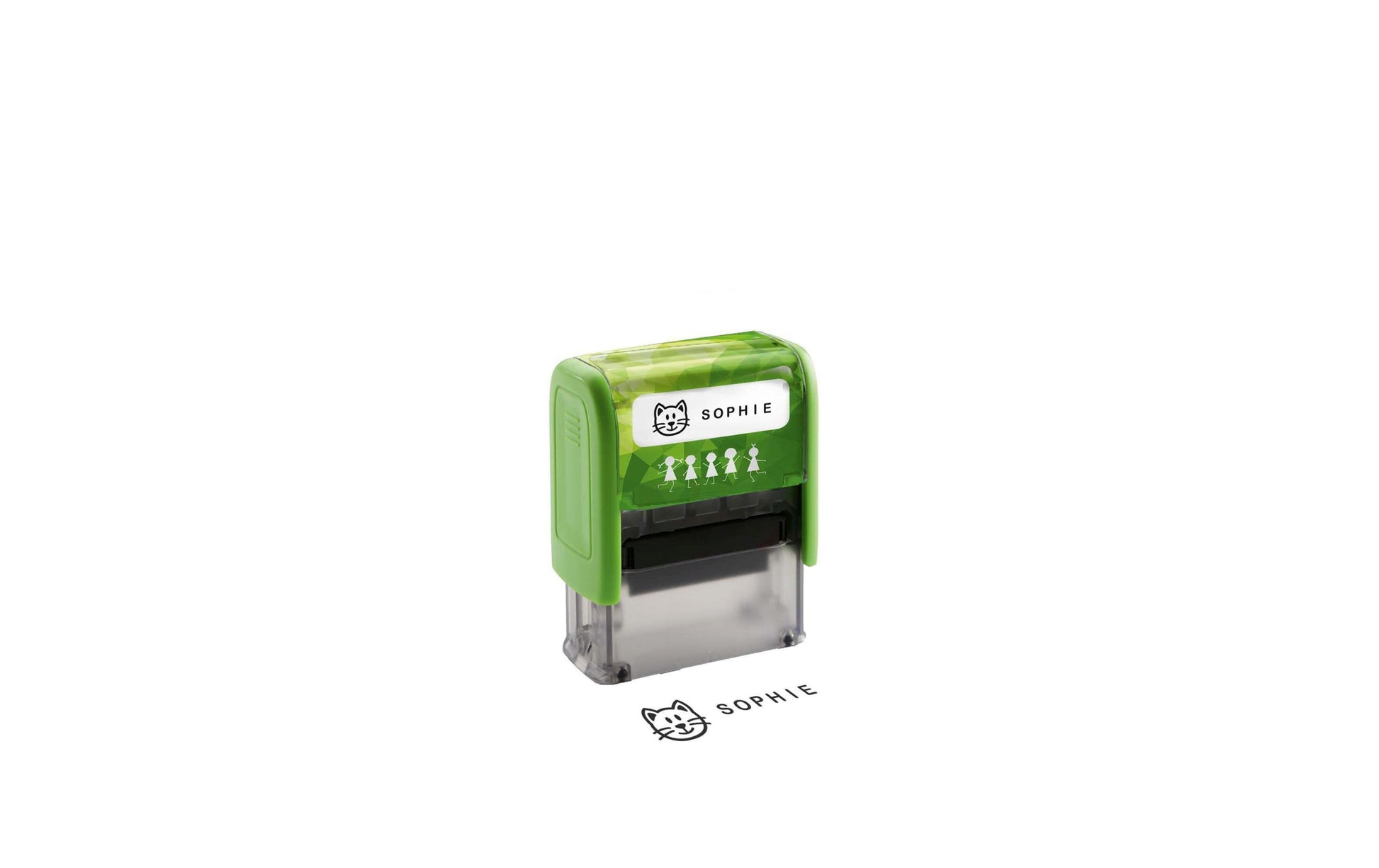 Wedo Motivstempel – Motiv: Schriftzug (3 Zeilen), Kunststoff