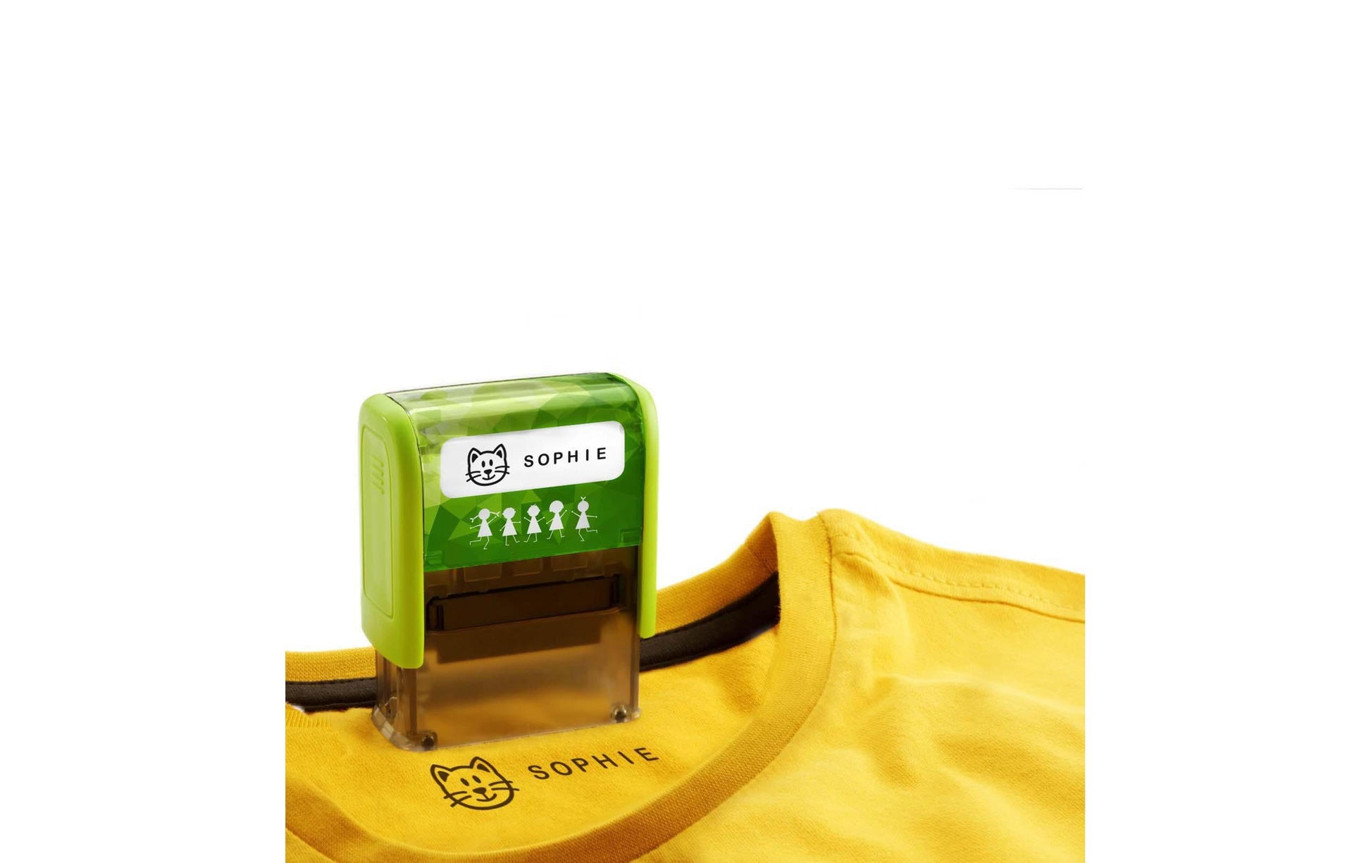 Wedo Motivstempel – Motiv: Schriftzug (3 Zeilen), Kunststoff