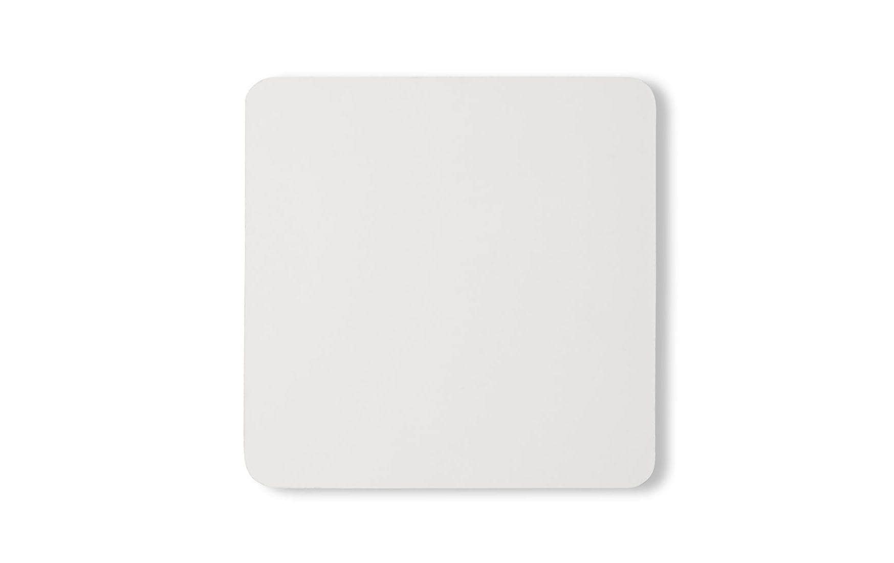 Cricut Untersetzer Infusible Ink – 4er Set, 9,5 × 9,5 cm, Keramik, Weiss, für Sublimation