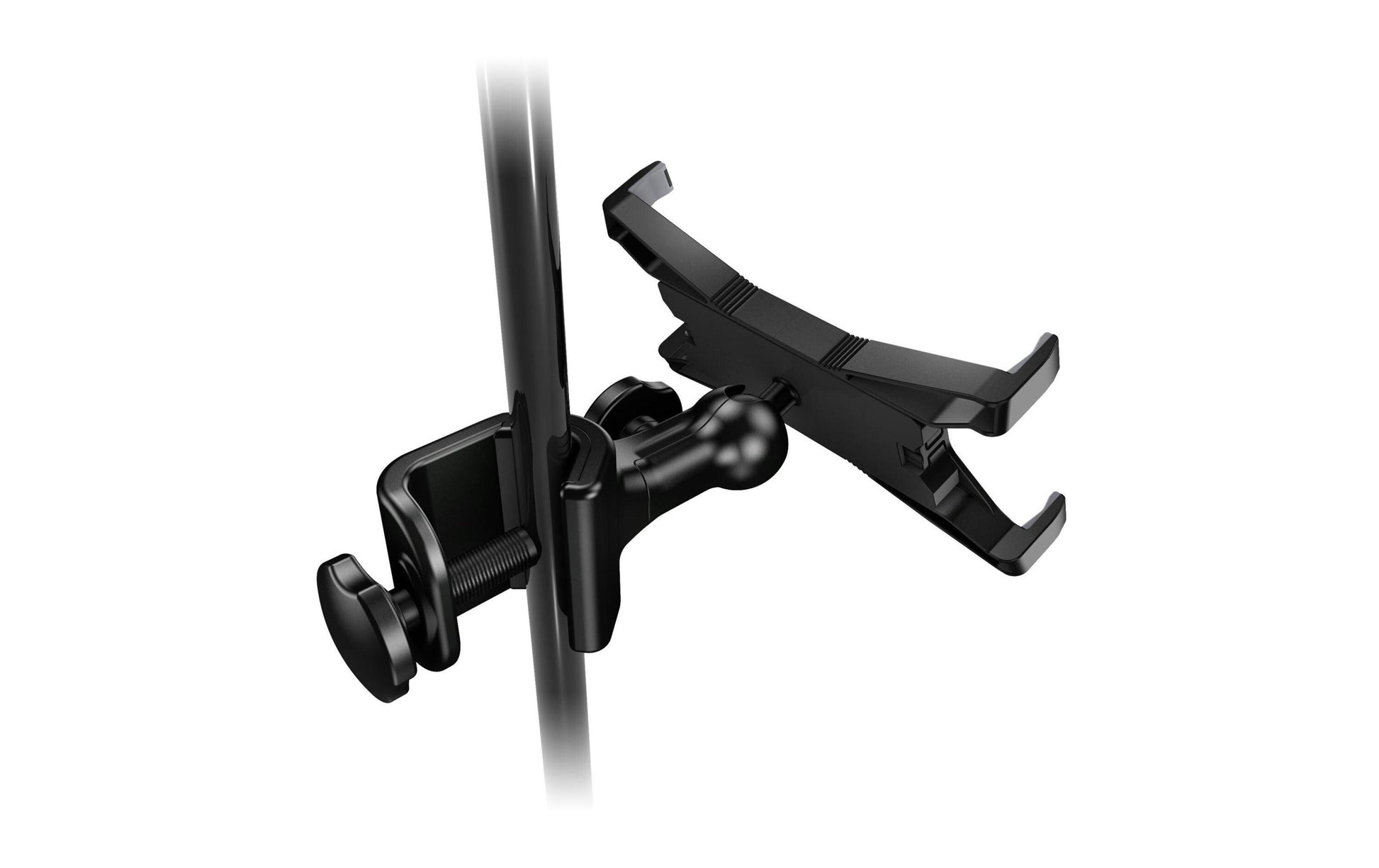 IK Multimedia Tablet-Tischhalterung für iPad (inkl. mini, Air, Pro) – 7–12,9", neigbar – Schwarz