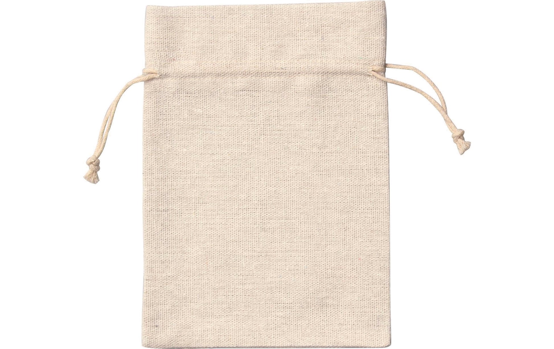 Folia Geschenkbeutel – Baumwolle, gerippt – 3 Grössen, je 2 Stück: 100 × 80 mm, 130 × 100 mm, 180 × 130 mm
