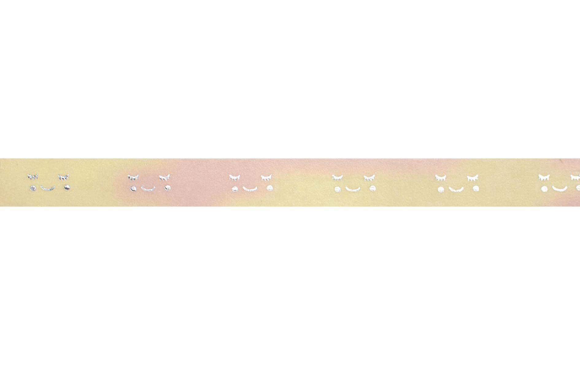 Folia Washi Tape Heissfolienveredelung selbstklebend – mehrfarbig – 1,0 × 500 cm, 5 Rollen