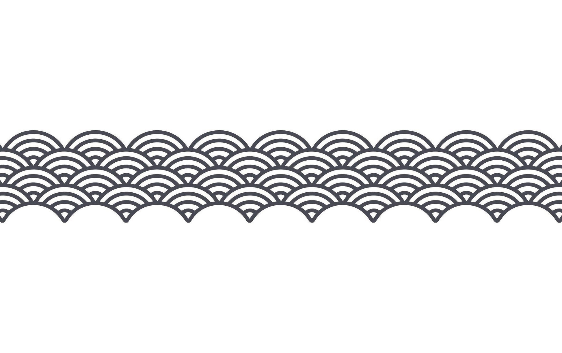 Folia Washi Tape Spitzenbordüre – wiederablösbar, Hotfoil, Papier, 25 mm × 5 m, Grau/Gold, 2 Rollen