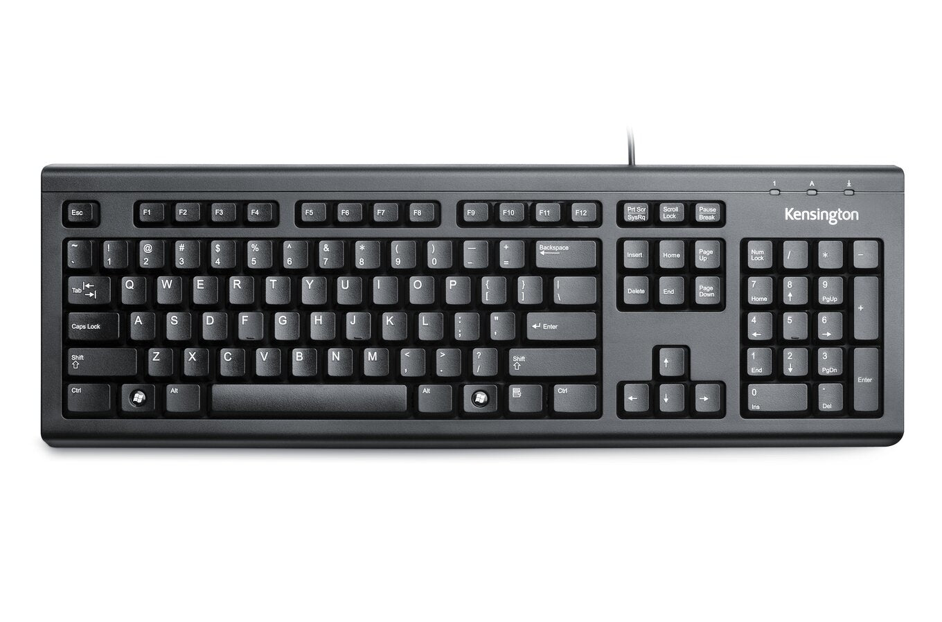Kensington ValuKeyboard – Kabelgebundene Tastatur (USB-A), Schwarz
