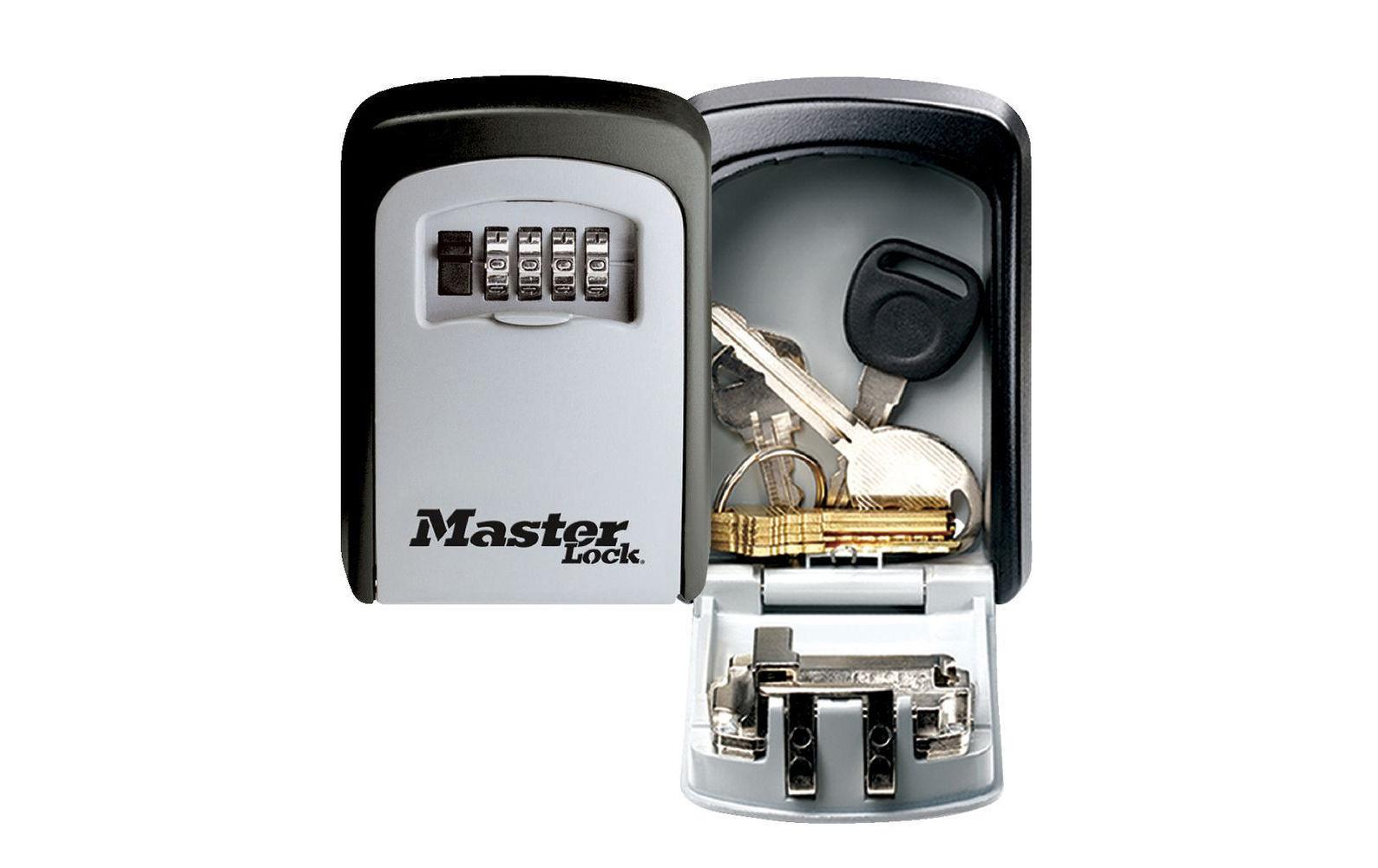 MASTER LOCK Masterlock 5401EURD – Schlüsseldepot, Zahlenschloss, Metall, Silber