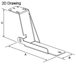 RAM Mounts RAM-VB-112 – Fahrzeug-Basis, Stahl, Schwarz