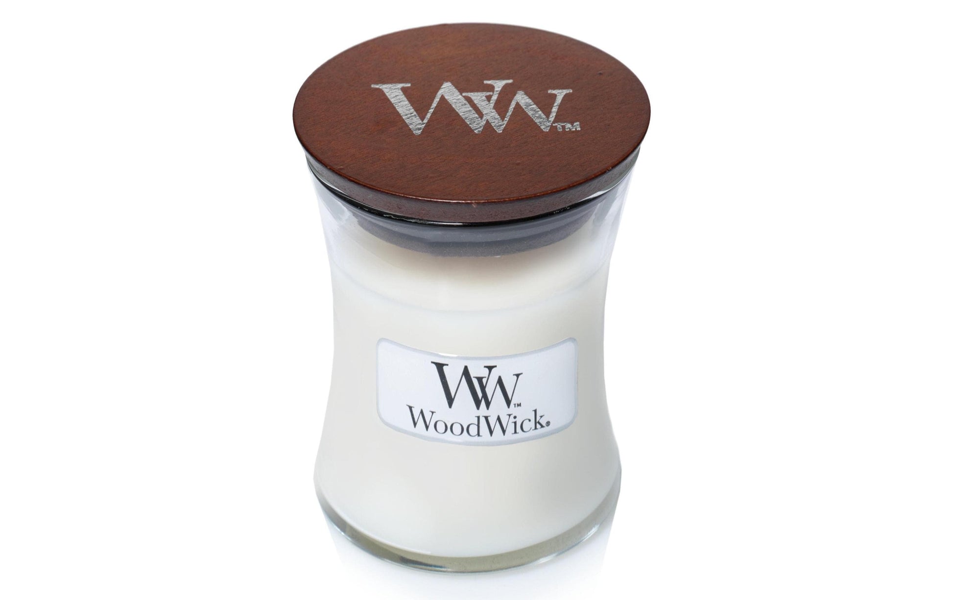 WoodWick Duftkerze – Kokos – Ø 7 × 8,3 cm