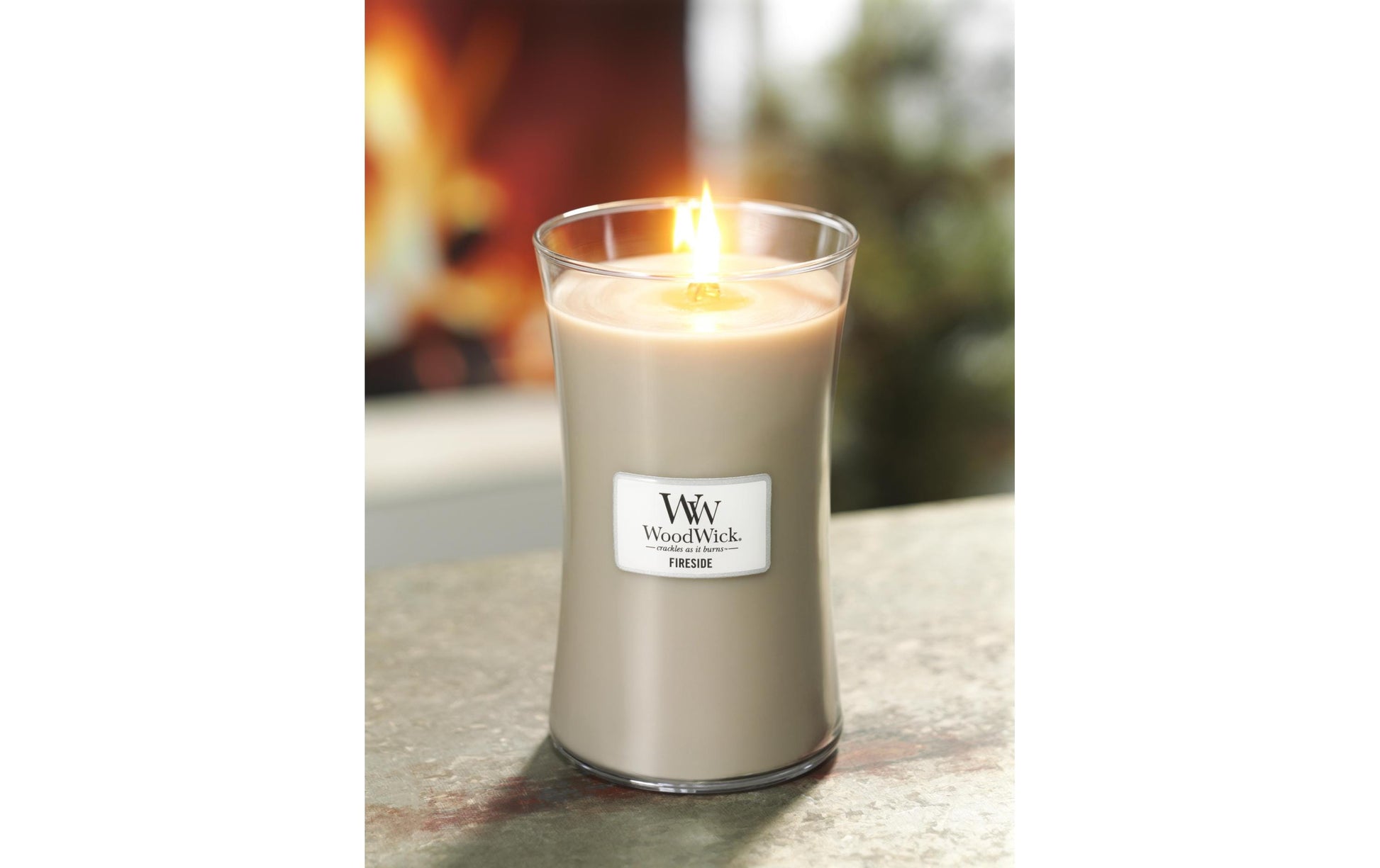 WoodWick Duftkerze – Moschus – Ø 9,9 × 11,4 cm