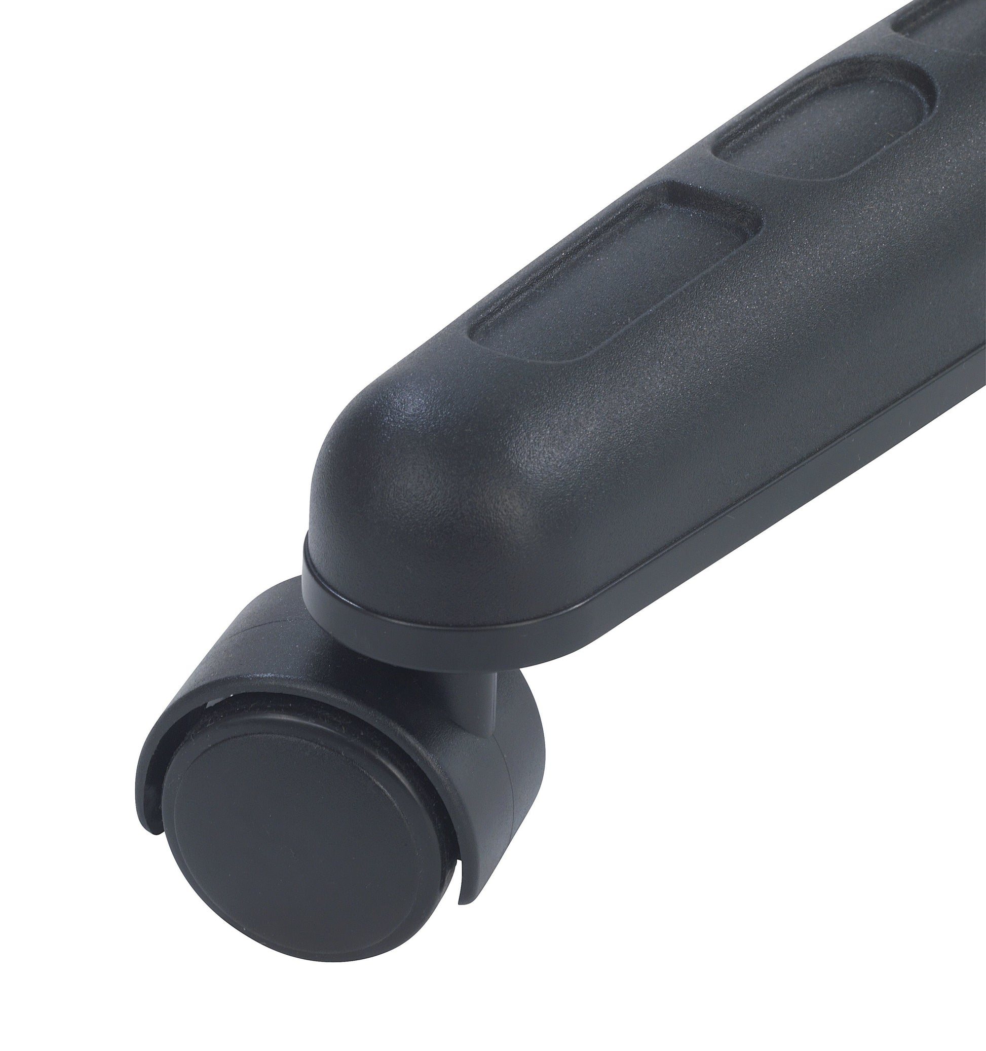 Wenko Garderobenständer Mikey – Metall/Polypropylen, Schwarz/Silber, 103–170 cm, mit Rollen