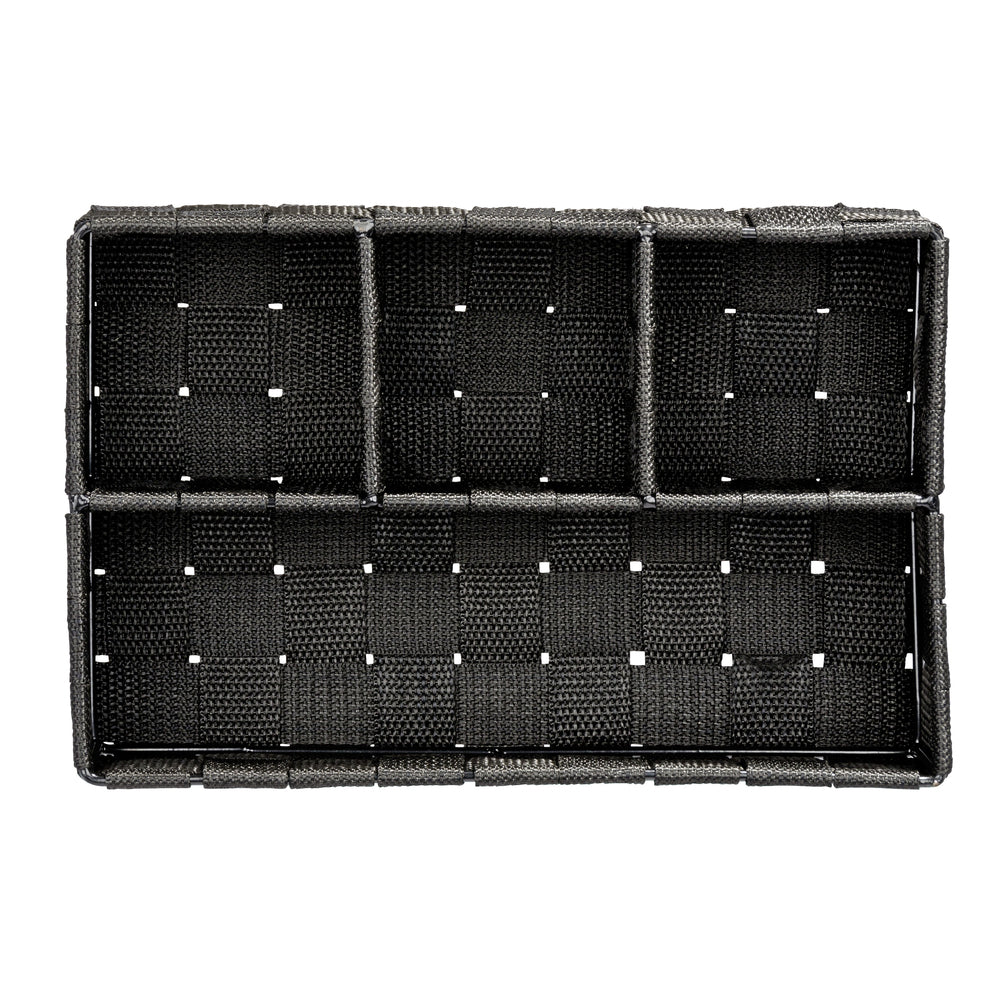 Wenko Ablageschale – Schwarz – 260 × 65 × 170 mm