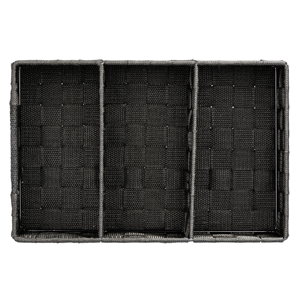 Wenko Adria Ablageschale – Schwarz – 320 × 100 × 210 mm