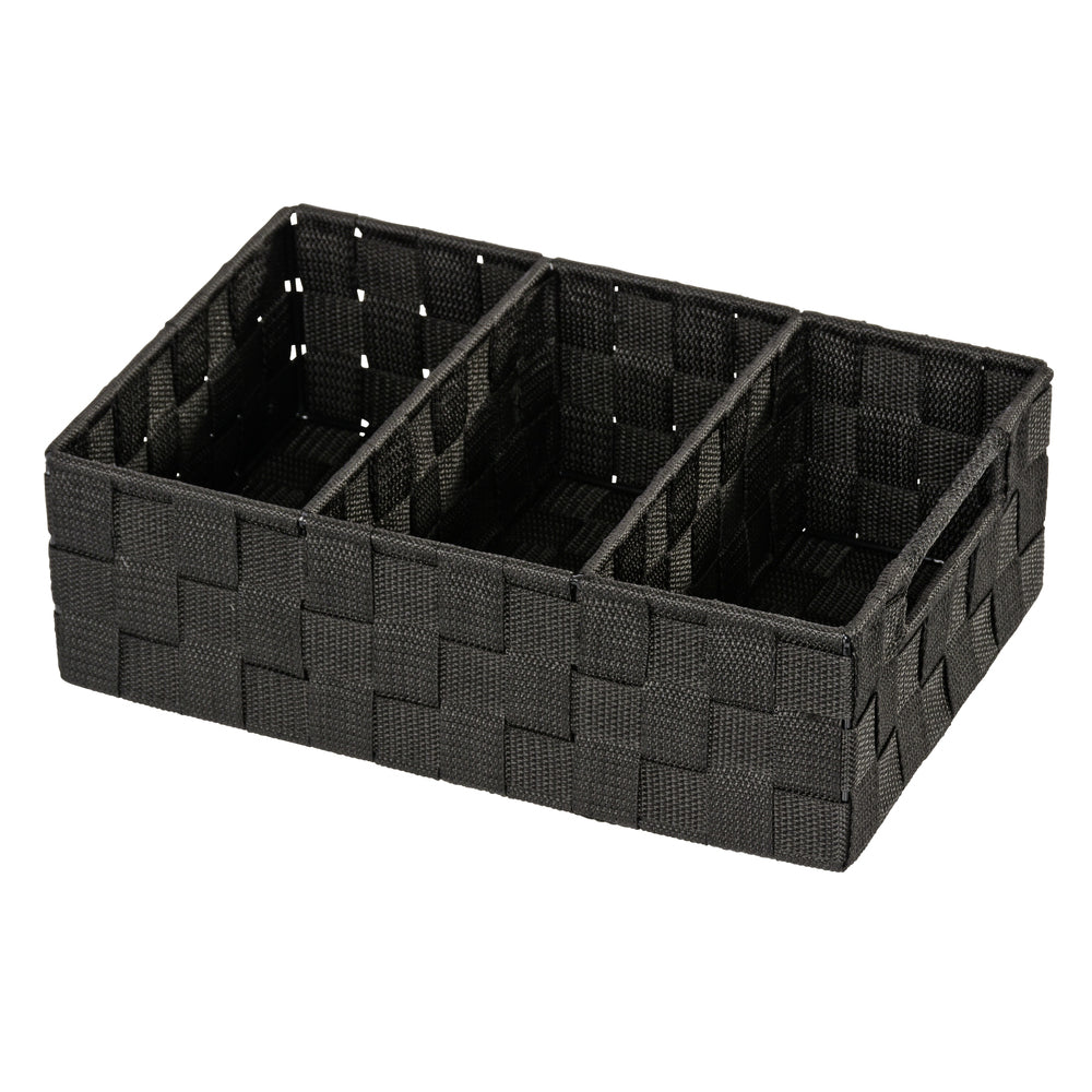 Wenko Adria Ablageschale – Schwarz – 320 × 100 × 210 mm