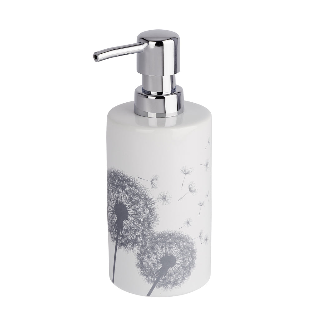 Wenko Astera Seifenspender – Keramik, weiss, 360 ml