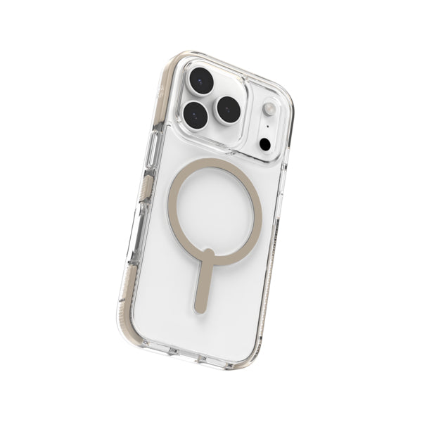 ZAGG Santa Cruz Snap Backcover – für Apple iPhone 17 Pro – Graphen, Titan, Transparent, bis 4 m Sturzsicher