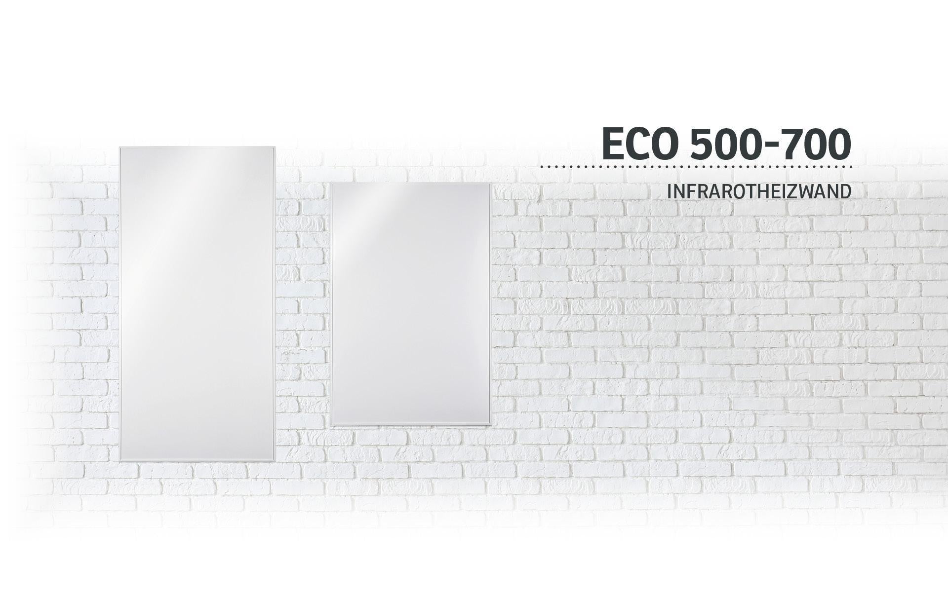 Sonnenkönig Infrarot-Heizlüfter Eco 500 – 500 W, Wandmontage, WLAN, IP44