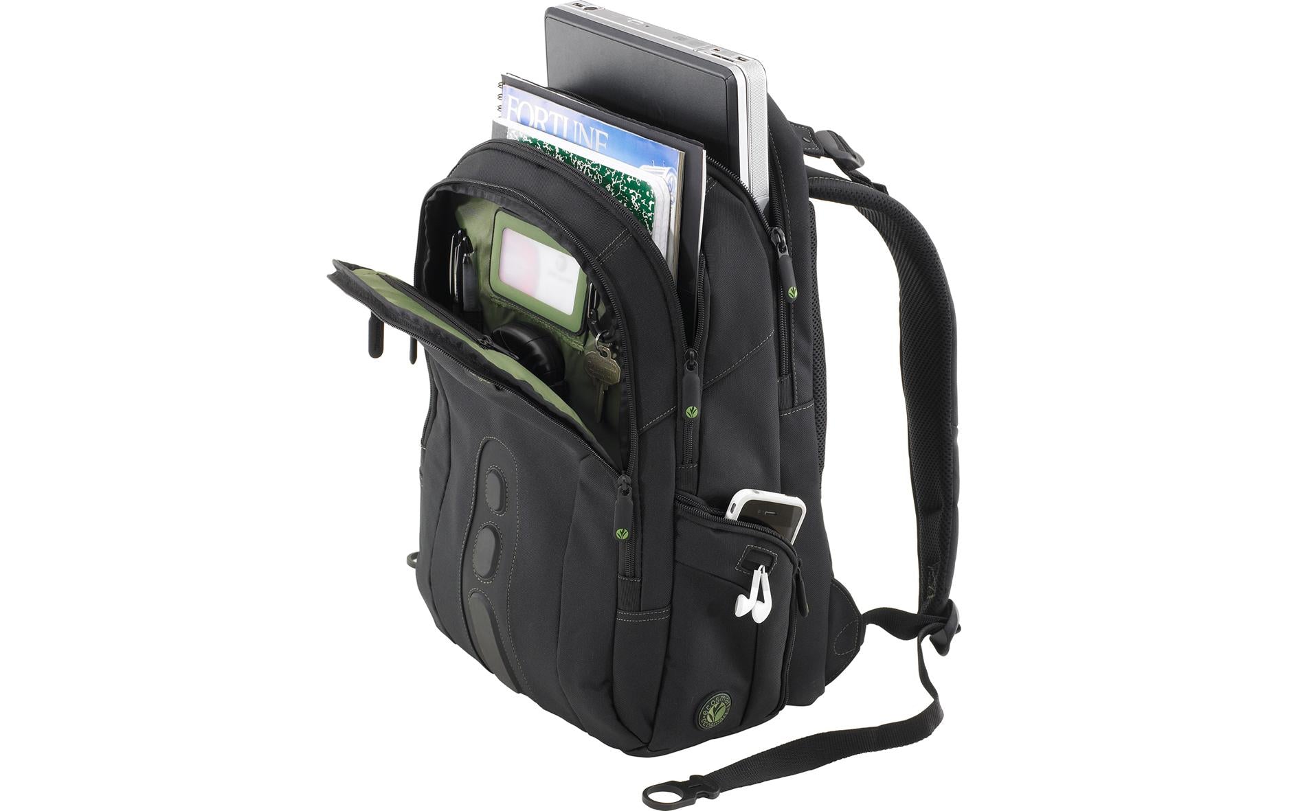 Targus EcoSpruce Notebook-Rucksack bis 15,6" – wasserfest – Schwarz