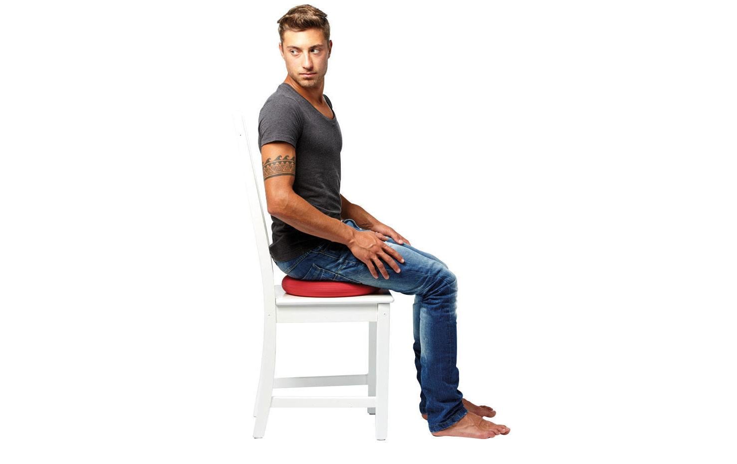 TOGU Dynair Senso XL Balancekissen – Ø 36 cm, luftgefüllt, dunkelblau, bis 200 kg