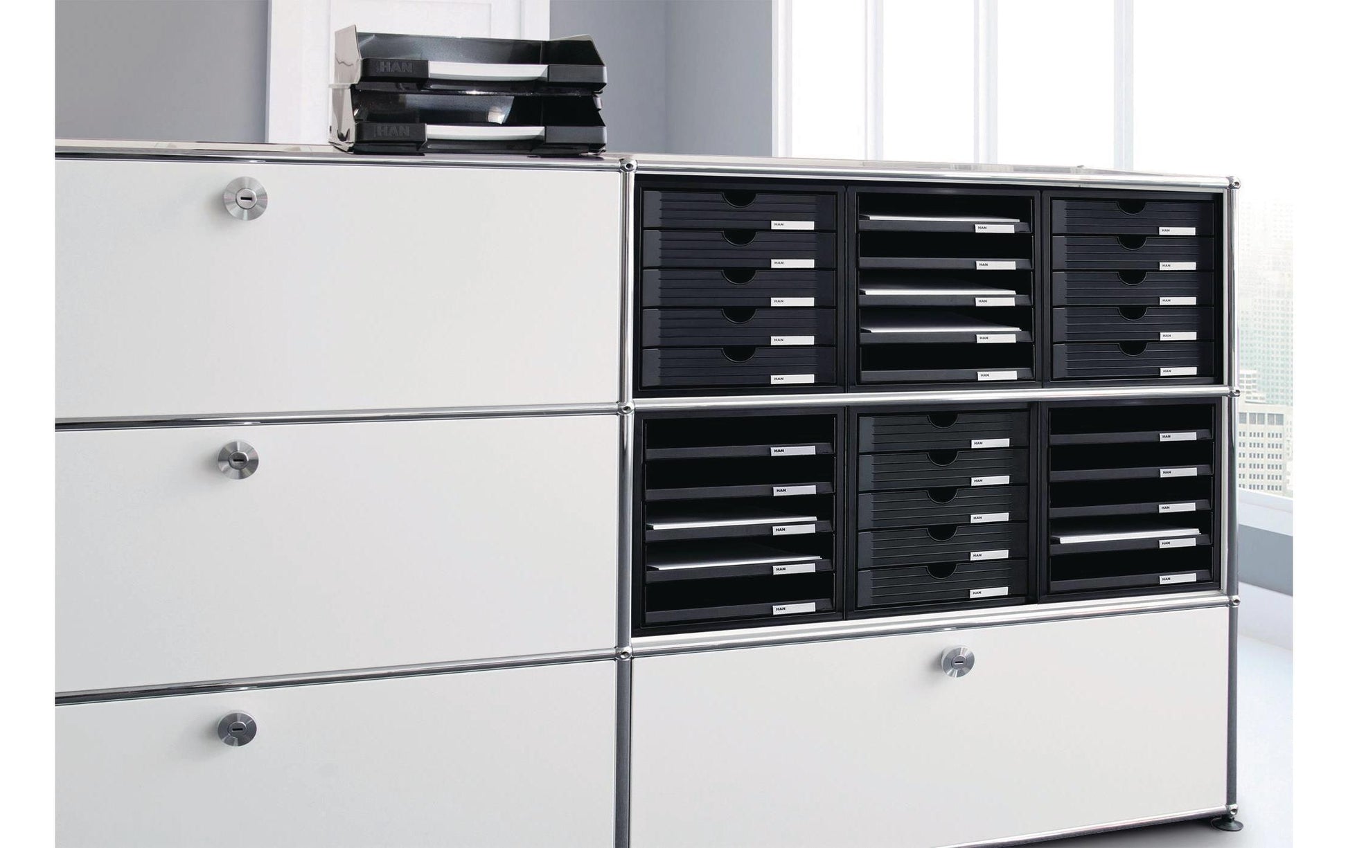 Biella Schubladenbox SYSTEMBOX A4 – für A4-Dokumente – 275 × 330 × 320 mm