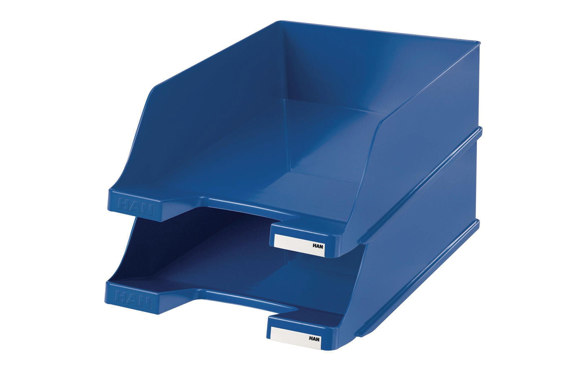 HAN Klassik XXL – Briefkorb für A4, Polystyrol (PS), Blau, 255 × 105 × 348 mm