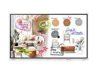 Samsung FLIP 5 Pro WM85FX – 85" 4K Ultra HD Interaktives Display (Touch), IR-Touch, 300 cd/m²