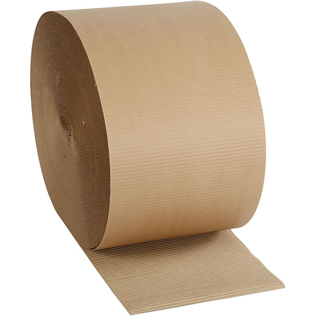 Creativ Company Wellpappe auf Rolle – 30 cm × 70 m, Braun